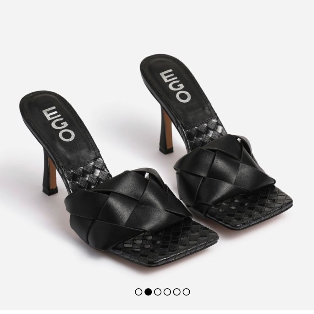 EGO TurntUp Woven Square Toe Mules